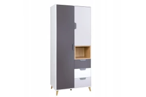 JUSTIN 2 Kleidingkast 80 cm