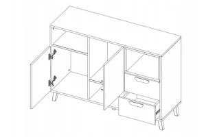 JUSTIN 7 Ladekast 120 cm