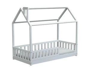 ROSI PLUS fabrieksnieuw120x200 Witte vloerbed, huisbed, eenpersoonsbed