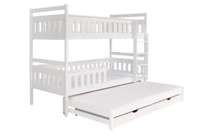 KEV 90x200 Wit Stapelbed Kinder Meubels