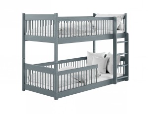 CHARM 90x200 Asgrijs Stapelbed