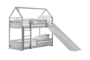 FUN 90x200 Asgrĳs Stapelbed met Glijbaan Kinder Meubels