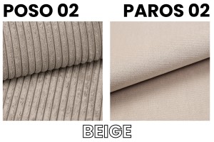 DAGA MINI 100x200 Poso 2/Paros 2 Beige boxspringbed met opbergruimte en een doorlopende matras Kinder Meubels 24