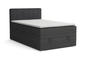 DAGA MINI 100x200 Poso 34/Kronos 34 Antraciet boxspringbed met opbergruimte en een doorlopende matras Kinder Meubels 24