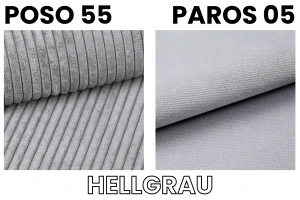 DAGA MINI 120x200 Poso 55/Paros 5 Lichtgrijs boxspringbed met opbergruimte en een doorlopende matras Kinder Meubels 24
