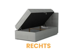 FLO 100x200 Kronos 34 Antraciet boxspringbed met opbergruimte Kinder Meubels 24