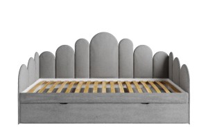 JESS gestoffeerd bed kinderbed uitschuifbed voor kinderen en jongeren Kinder Meubels 24