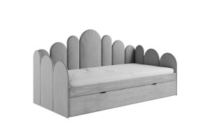 JESS gestoffeerd bed kinderbed uitschuifbed voor kinderen en jongeren Kinder Meubels 24