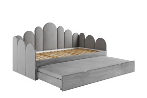 JESS gestoffeerd bed kinderbed uitschuifbed voor kinderen en jongeren Kinder Meubels 24