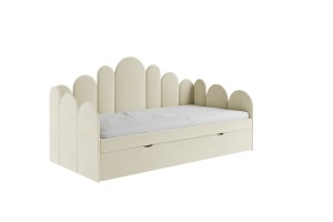 JESS gestoffeerd bed kinderbed uitschuifbed voor kinderen en jongeren Kinder Meubels 24
