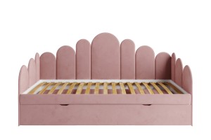 JESS gestoffeerd bed kinderbed uitschuifbed voor kinderen en jongeren Kinder Meubels 24