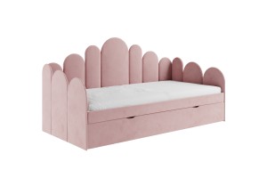 JESS gestoffeerd bed kinderbed uitschuifbed voor kinderen en jongeren Kinder Meubels 24