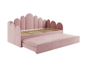 JESS gestoffeerd bed kinderbed uitschuifbed voor kinderen en jongeren Kinder Meubels 24
