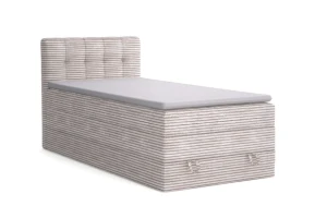 JUNG 2 100x200 Poso 02 Beige boxspringbed gestoffeerd bed compleetbed Kinder Meubels 24