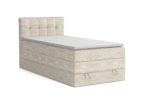 JUNG 2 120x200 Poso 38 Crème boxspringbed gestoffeerd bed compleetbed Kinder Meubels 24