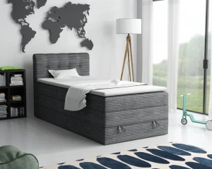 JUNG 2 boxspringbed gestoffeerd bed compleetbed Kinder Meubels 24