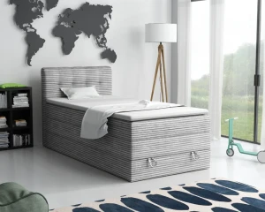 JUNG 2 boxspringbed gestoffeerd bed compleetbed Kinder Meubels 24