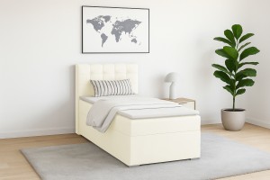 JUNG 3 boxspringbed gestoffeerd bed compleetbed Kinder Meubels 24