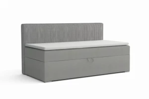 MATI BIS 100x200 Paros 5 Lichtgrijs boxspringbed gestoffeerd bed compleetbed Kinder Meubels 24