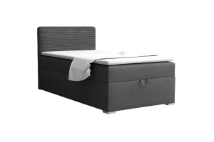 TEEN 1 100x200 Poso 34/Kronos 34 Antraciet boxspringbed gestoffeerd bed compleetbed eenpersoonsbed Kinder Meubels 24