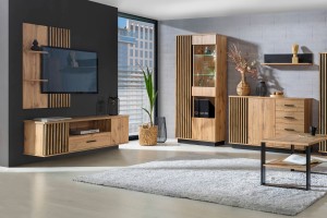 LAMI 03 staande vitrinekast – LED-verlichting optioneel