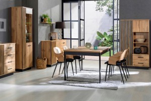 LAMI 14 eettafel – Uitschuifbaar 160–240 cm met metalen onderstel