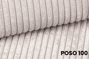 DENIS MINI 100x200 Cord Poso 100 Ecru boxspringbed met opbergruimte en een doorlopende matras Kinder Meubels 24