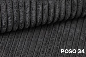 DENIS MINI 120x200 Cord Poso 34 Antraciet boxspringbed met opbergruimte en een doorlopende matras Kinder Meubels 24