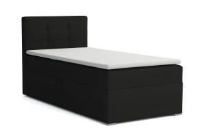 FLO 90x200 Kronos 7 Zwart boxspringbed met opbergruimte Kinder Meubels 24