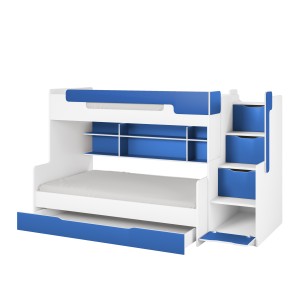 HANNA 2-persoons Stapelbed Hoogslaper Kinder Meubels 24