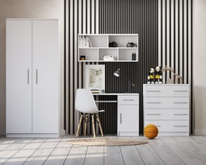 OLMO I Kinderkamermeubels met Kledingkast Kinder Meubels 24