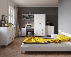 FAGOT D kinderkamerset / jeugdkamerset met commode