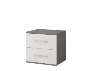 OLMO C kinderkamerset / jeugdkamerset wit – eiken Sonoma – grafiet