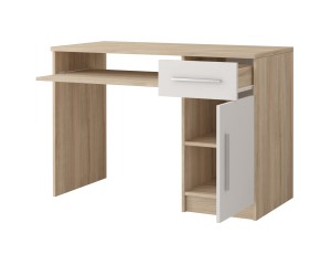 OLMO C kinderkamerset / jeugdkamerset wit – eiken Sonoma – grafiet