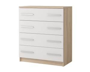 OLMO C kinderkamerset / jeugdkamerset wit – eiken Sonoma – grafiet