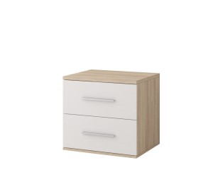 OLMO C kinderkamerset / jeugdkamerset wit – eiken Sonoma – grafiet