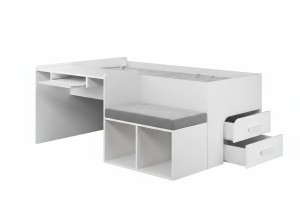 MULTI 90x200 jeugdbed / multifunctioneel kinderbed