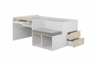 MULTI 90x200 jeugdbed / multifunctioneel kinderbed