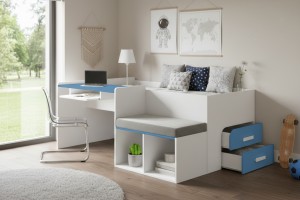 MULTI 90x200 jeugdbed / multifunctioneel kinderbed