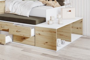 AMI 90x200 jeugd­bed multifunctioneel kinderbed inclusief bureau