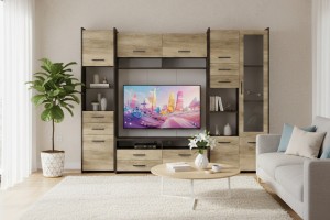 MAURO MINI 232 cm moderne woonwand voor de woonkamer