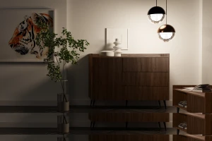 DALIA 04 dressoir commode 126 cm, met 3 ruime laden Kinder Meubels 24