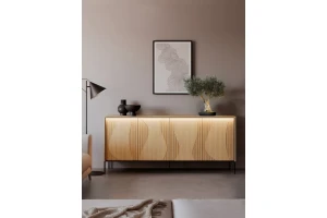 FAVOS 04 commode 4-deurs met ledverlichting kinder meubels 24
