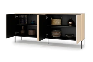 FAVOS 03 commode 3-deurs met ledverlichting kinder meubels 24