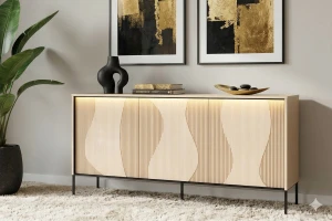 FAVOS 03 commode 3-deurs met ledverlichting kinder meubels 24