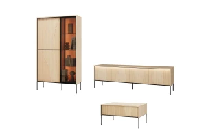 FAVOS B woonkamerset modern woonkamermeubel met ledverlichting kinder meubels 24