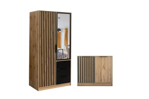 LABOO LUX B slaapkamerset LABOO LUX 2D & LABOO LUX D2 kledingkast 100 cm & commode kinder meubels 24