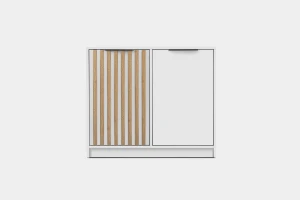 LABOO LUX F slaapkamerset LABOO LUX 4D & LABOO LUX D2 kledingkast 200 cm & commode kinder meubels 24