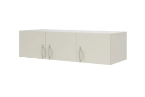 BRISSO BR2 kledingkast 150 cm 3-deurs, kasjmier, eiken Cremona, platinagrijs, met metalen grepen kinder meubels 24
