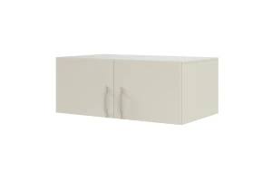 BRISSO BR3 kledingkast 100 cm 2-deurs, kasjmier, eiken Cremona, platinagrijs, met metalen grepen kinder meubels 24